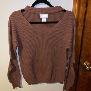 Cut out sweater